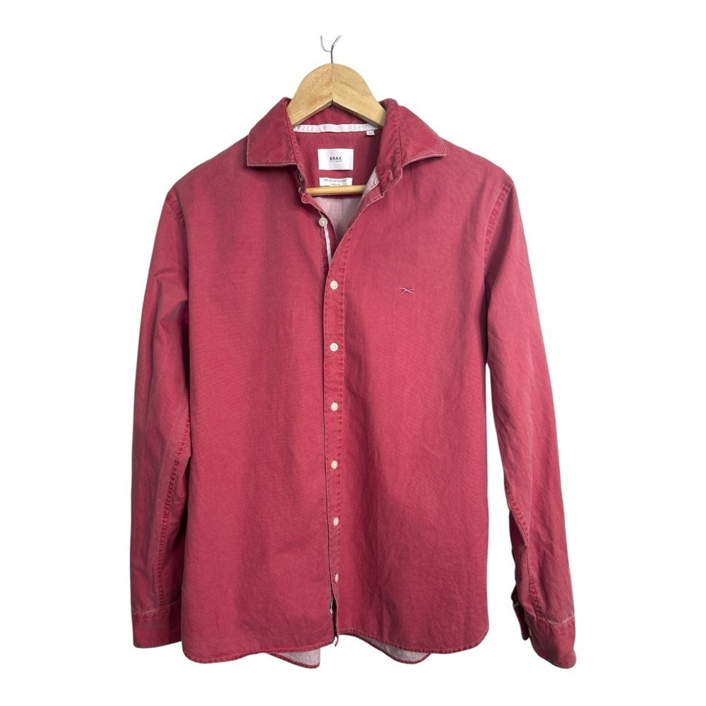 Brax “The Iced Cotton Shirt” Modern Fit Women’s Size M Buttton Down Shirt Preppy